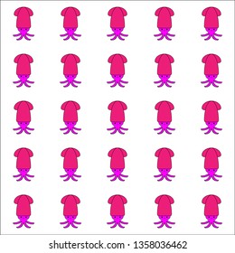 squid vector background
