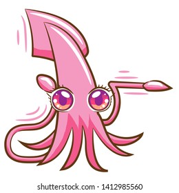squid vector graphic design clipart
