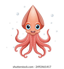 Squids are fascinating marine creatures known for their eight arms, two long tentacles, and ability to squirt ink. They are highly intelligent and masterful at camouflage.