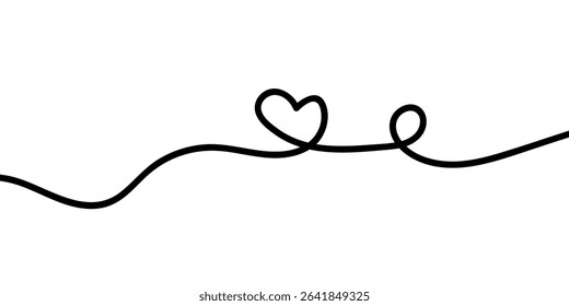 Squiggle Curly Line. Decorative Design Element. vector file illustration.