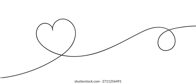 Squiggle Curly Line. Decorative Design Element. vector file illustration.