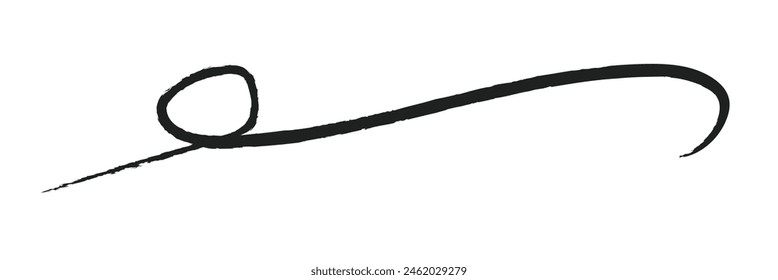 squiggle line design element. abstract squiggles in a psychedelic wiggle design. Flat vector illustration isolated on white background. Eps10.