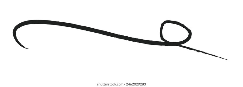 squiggle line design element. abstract squiggles in a psychedelic wiggle design. Flat vector illustration isolated on white background. Eps10.