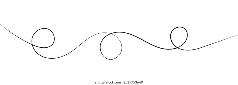 Elemento de design de linha de rabisco. ilustração de arquivo de vetor. isolado no fundo branco.