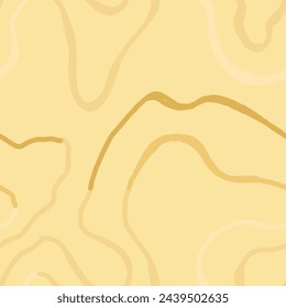 Squiggle line doodle seamless pattern. Creative abstract scribble style drawing background for kid or trendy design with basic shapes. Simple childish scribble wallpaper print