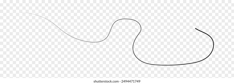 Squiggle lines. Abstract Squiggle Line Element Illustration. Squiggle lines design elements.
