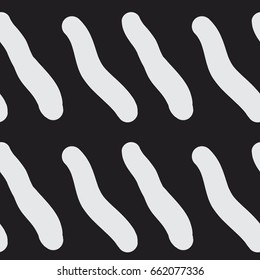 Squiggly hand drawn parallel lines pattern. Diagonal doodles, abstract background. Decorative texture for print, textile, fabric, wallpaper, card, poster, home decor, packaging, wrapping, web pages.