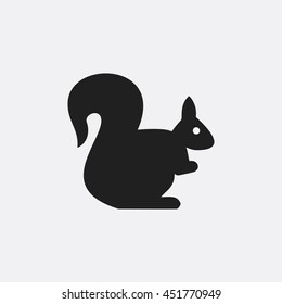 Squireel icon illustration isolated vector sign symbol