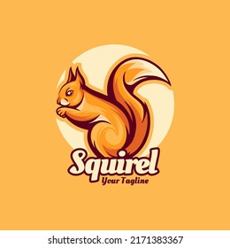 Squirel Animal Character Logo For Business