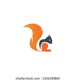 Squirel Icon Symbol For Logo Template Vector Illustration