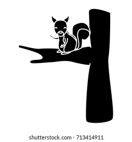 Squirrel animal cartoon