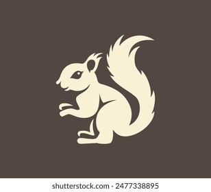 Squirrel Animal mascot logo design