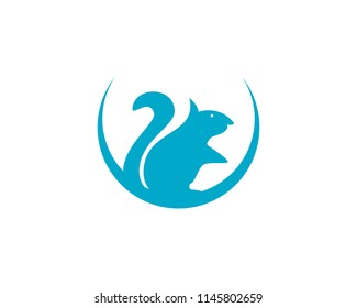 Squirrel animals logo and symbols template icons app