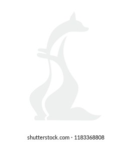 squirrel animals vector logo