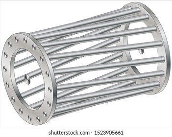 Squirrel cage motor rotor conductors