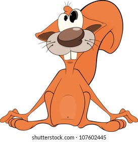 The squirrel cartoon