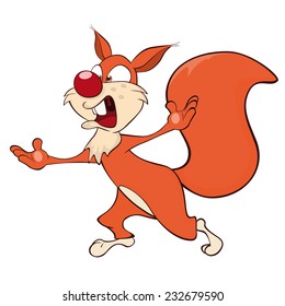 A squirrel cartoon 