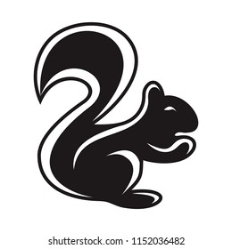 squirrel character logo