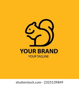 Squirrel Character suitable for your cool business logo