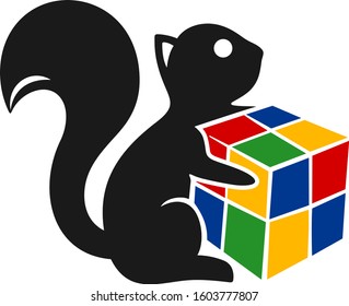 squirrel and cube