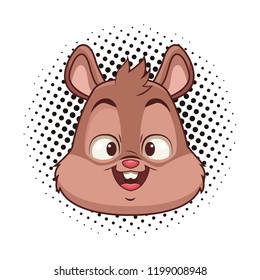 Squirrel cute cartoon