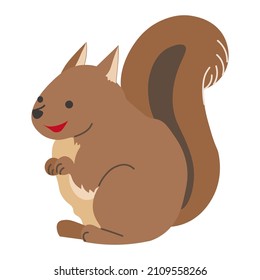 A squirrel with a cute smile