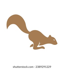 Icono de diseño de ardilla ilustración de concepto