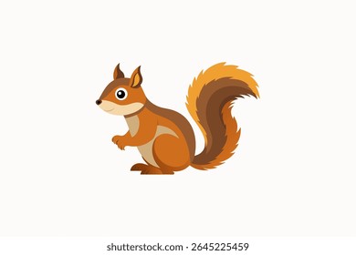 Squirrel design vector on white background