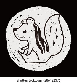 Squirrel doodle