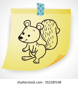 squirrel doodle