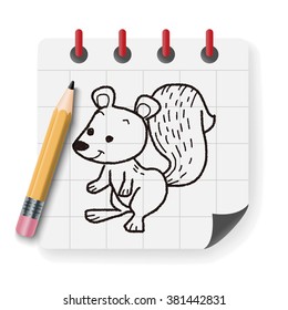 squirrel doodle