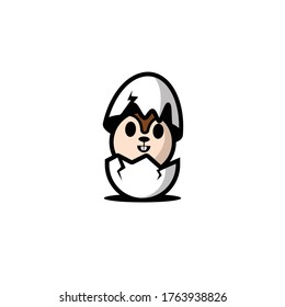 squirrel in the egg vector