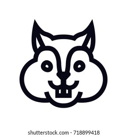 squirrel face icon