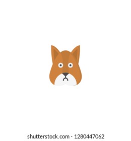 Squirrel head cartoon icon