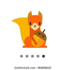 Squirrel holding nut