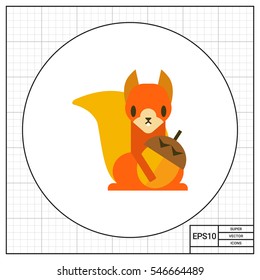 Squirrel holding nut