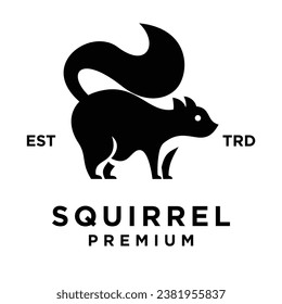 Squirrel icon design illustration template