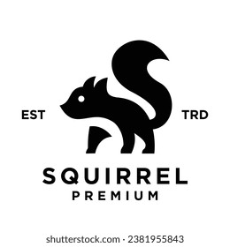 Squirrel icon design illustration template