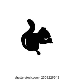  A squirrel icon featuring a little hat or scarf, often with a snowy background or holding a winter treat.