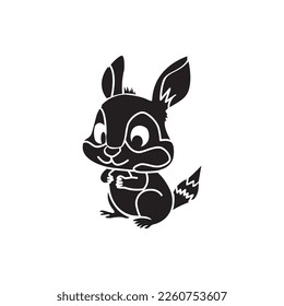 Eichhörnchensymbol Logo abstrakter Design-Vektorgrafik