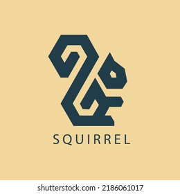 squirrel icon, squirrel logo. isolated background