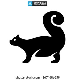 squirrel icon or logo isolated sign symbol vector illustration - high quality black style vector icons
