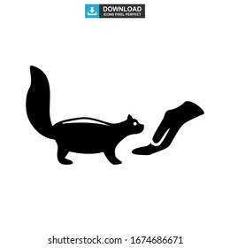 squirrel icon or logo isolated sign symbol vector illustration - high quality black style vector icons
