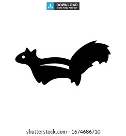 squirrel icon or logo isolated sign symbol vector illustration - high quality black style vector icons
