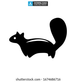 squirrel icon or logo isolated sign symbol vector illustration - high quality black style vector icons
