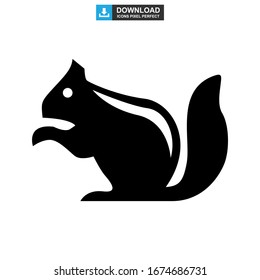 squirrel icon or logo isolated sign symbol vector illustration - high quality black style vector icons
