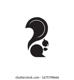 squirrel icon or logo isolated sign symbol vector illustration
