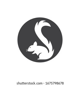 squirrel icon or logo isolated sign symbol vector illustration