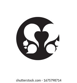 símbolo de signo aislado icono o logotipo de ardilla ilustración vectorial