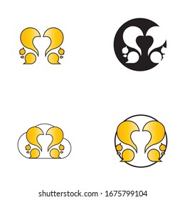 símbolo de signo aislado icono o logotipo de ardilla ilustración vectorial